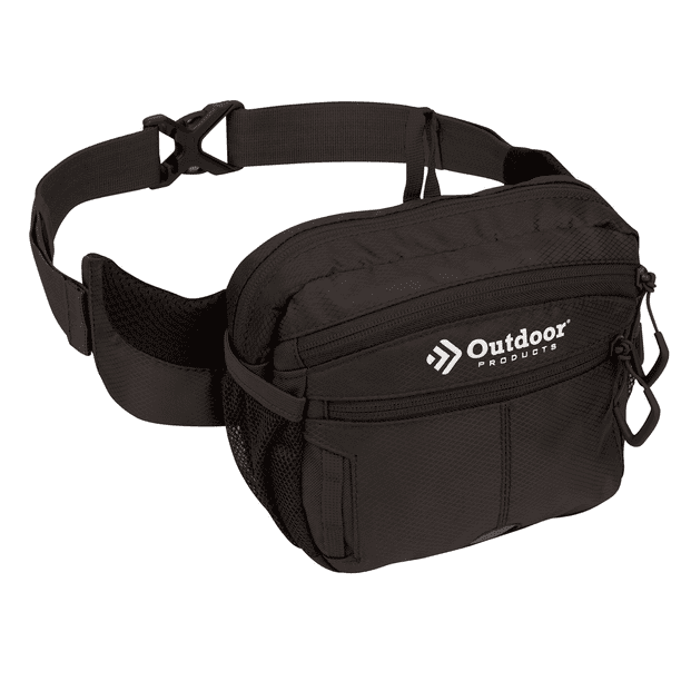 Outdoor Products Echo 3L Waist Pack Fanny Pack, Black