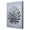 thumbnail image 3 of Gild Design House Plastic Frame Jungle II Hand Painted Canvas in Silver/White, 3 of 4