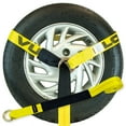 thumbnail image 3 of VULCAN Car Tie Down - Twisted Snap Hooks - Lasso - 2 inch x 96 inch - 2 Pack - Yellow - 3300 Lbs SWL, 3 of 8