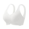 thumbnail image 1 of Abcnature Plus Size Bras for Women Plus Size Solid Wave Lace Wireless Soft Support Together Daily Bras, 1 of 3