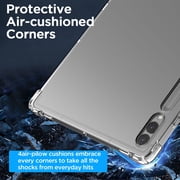 AICase Clear for Samsung Galaxy Tab S9 Ultra Tablet Case, Soft TPU Ultra Slim Crystal Transparent Shockproof Cover for Galaxy Tab S9 Ultra 14.6 Inch 2023