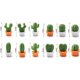 thumbnail image 2 of lote De 12 Aimants Dcoratifs Cactus Pour Rfrigrateur, Parfaits Pour La Maison, Le Bureau, La Cuisine, 2 of 5