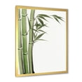 thumbnail image 2 of Designart 'Detail of Dark Green Bamboo and Leaves IV' Traditional Framed Art Print, 2 of 4