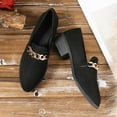 thumbnail image 5 of Tao Tao Womens Loafers Shoes Fashion Low Heel Slip on Shoes Comfortable Driving Flats Casual Shoes Black 43, 5 of 8
