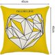 thumbnail image 2 of Funda de almohada Lino Pareja Serie Patrón Funda de almohada suave Sofá Hogar Coche Oficina Decoración 18x18,11 Feliz Sencillez, 2 of 3