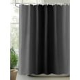 thumbnail image 2 of Black and Shower Curtain, Grey Gradient Waterproof Shower Curtain Set with 12 Hooks Lightweight Washable Fabric Shower Curtains for Bathroom 72x72 Inches, 2 of 6