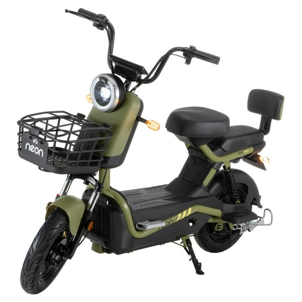 Bicicleta Eléctrica Motobic R14 Neon EBIKE Motor 500w Vel Max 35 Km/h  Frenos de Tambor multicolor