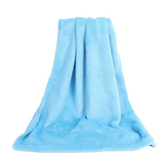 Eonox Coral Fleece Blanket, Ultra Soft Plush Throw Blanket for Couch, Bed, Sofa, Pet Blanket, Solid Color Decorative Thick Blanket for All Season