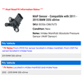 thumbnail image 2 of MAP Sensor - Compatible with 2011 - 2015 BMW 335i xDrive 2012 2013 2014, 2 of 2