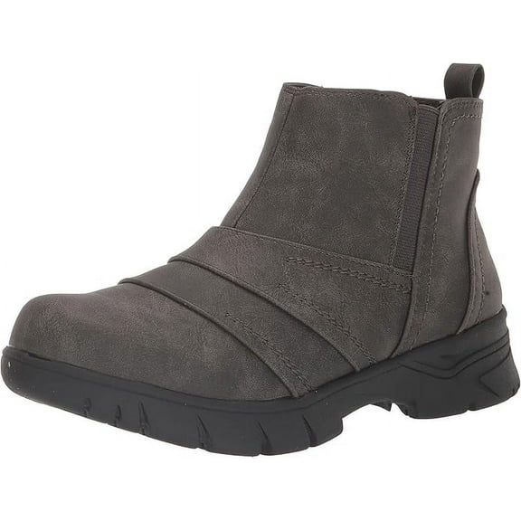 Easy Street Women’s Ankle Boots Comfort Ankle Round Toe Grey, 7.5