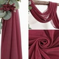 thumbnail image 4 of Guardoinrt 2pack/lot Artistic Style Arch Drape Fine Stitching Polyester For Wedding Decor Lint-free Reusable Light  Blue, 4 of 6