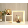 thumbnail image 4 of DISEÑO Cadena de luces LED con forma de jaula de pájaros de metal que funciona con baterías, luces decorativas LED inalámbricas, ideales para bodas, fiestas, patios, eventos en interiores y, 4 of 5
