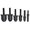 B, variant on Bdday 6PC Hexagonal/triangular Handle Expander A/C Copper Pipe Expander Bracket Tube Mouth Expanding Tool