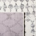 thumbnail image 6 of SAFAVIEH Tulum Selena Distressed Geometric Area Rug, Ivory/Grey, 4'5" x 6'5", 6 of 9