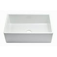 thumbnail image 6 of Empire Industries Olde London Farmhouse Fireclay 33" Single Bowl Kitchen Sink with Grid and Strainer in White, 6 of 9