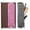 Glitter Pink & Glitter Gray, variant on FINPAC 2-Pack Elastic Pencil Case for Notebook, Leather Pen Holder Stationery Zipper Bag for Pencils, Markers, Pen Pouch w/Elastic Band for Bible Journaling, Planners, Tablets