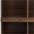 thumbnail image 6 of JERFIT 10 Tier Bookshelf with 40 Cubby Storage, Walnut Melamine Finish Bookcase Organizer for Home Office, Study Room, Display Shelf, 6 of 10
