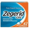 Zegerid OTC Heartburn Relief 24 Hour Stomach Acid Reliever with Omeprazole and Sodium Bicarbonate, Capsules, 42 Count