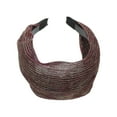 thumbnail image 5 of Unique Bargains 1 Pc Headband Shiny Silk Lace Hair Accessories for Women Purple, 5 of 5