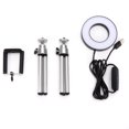 thumbnail image 1 of ANGGREK Fill Light,Light,Fill Light 3.5 Inch Makeup Selfie Circle Light Double Silver Bracket Mobile Phone Holder For Video Recording Photography, 1 of 8