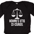 thumbnail image 4 of Inktastic Lawyer Mommy Little Co Counsel Boys or Girls Long Sleeve Baby Bodysuit, 4 of 5