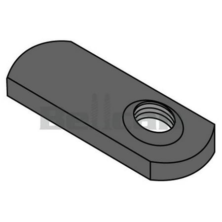 Welded Box - Shorpioen 14NWS1O 0.25-20 Spot Weld Offset Hole Tab Weld Nut, Plain - Box of 1000