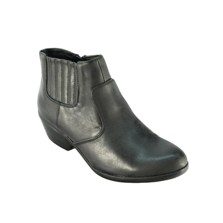 Womens black sale boots walmart