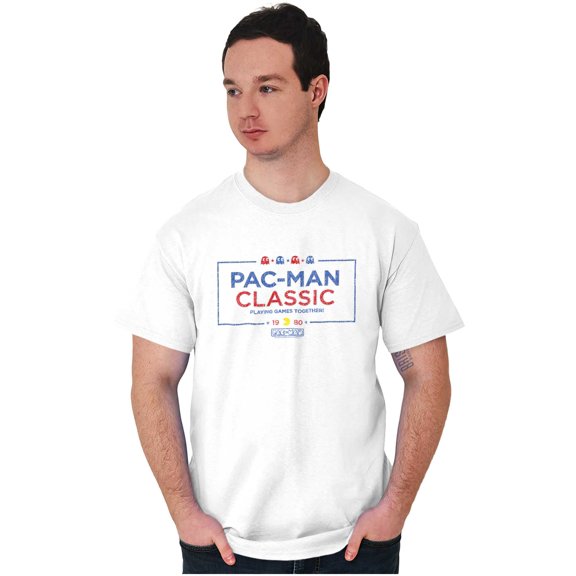 Pacman Solving Puzzles Men's Graphic T Shirt Tees Brisco Brands M