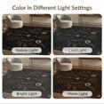 thumbnail image 7 of ODIKA 3'x5' Washable Accent Rug Black Gold Celestial Elegance Decorative Design Ornate Botanical and Astronomical Motifs for Bedside, Nursery Room, Pet Friendly & Non-Shedding, 7 of 7