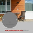 thumbnail image 2 of ENERLITES 4” Diameter Round Weatherproof Cover, Blank Metal Wall Plate for Outdoor Use, Corrosion Resistant, Size 4.3” x 3.46", 7740-WP, Gray, 2 of 5