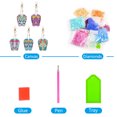 thumbnail image 2 of DIY punto taladro llavero diamante mosaico Kit Rhinestone colgante señora bolso colgante FLhrweasw  Nuevo, 2 of 7