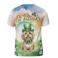 thumbnail image 2 of Happy St. Patrick’s Day Havanese with Green Hat Shamrocks Rainbow All Over Print 3D Shirt Unisex Merch Havanese Dog Lover Gifts Idea - 03007, 2 of 6
