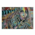 thumbnail image 1 of Modern Art Cutting Board, Girl Dreamcatcher and Ethnic Murky Colorful Paint, Decorative Tempered Glass Cutting and Serving Board, Small Size, Multicolor, by Ambesonne, 1 of 1