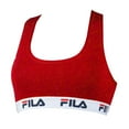 thumbnail image 1 of FILA Ladies Bustier - Sujetador sin Acolchar, sin Patillas, algodón, unicolor Rojo XS (X-Small), 1 of 3