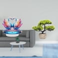 thumbnail image 2 of Centro De Mesa De Bonsái Con Cisne Acrílico, Escultura De Vegetación Artificial, Planta Artificial, Decoración De Armario, Estantería, Adorno De Oficina, Día De San Valentín, 2 of 8