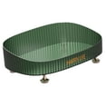 thumbnail image 2 of Vanity Tray Jewelry Trinket Display Storage Decorative Box Dresser Bathroom Organiser Key Holder Serving Tray for Living Room Home Decor Bar , Green, 2 of 8