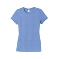 thumbnail image 5 of District Made Ladies Perfect Tri Crew Tee-M (Maritime Frost), 5 of 6