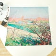 thumbnail image 2 of Pure Silk Scarf Painting Printemps, 2 of 8