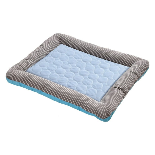 Esterilla de verano para perros y gatos Esterilla para mascotas Esterilla suave rectangular Lavable Cama Cojín para razas pequeñas, medianas y grandes