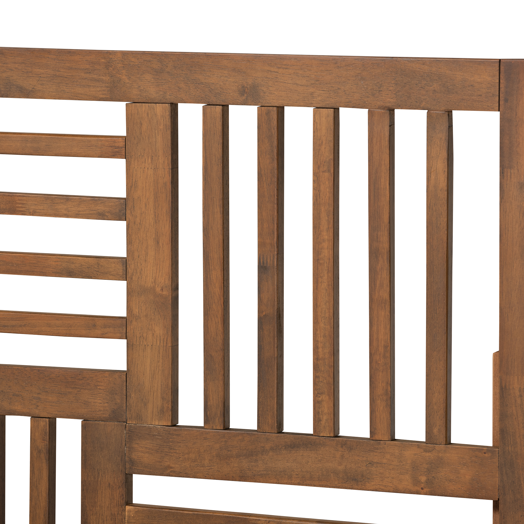 Baxton Studio Romy Contemporary/Modern Engineered Wood Platform Bed, Twin, Walnut Brown
