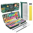thumbnail image 1 of Set de pinturas de acuarela Artecho de 100 colores con metal y accesorios, 1 of 7