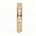 thumbnail image 3 of Round Diamond Gold Plated Eternity Band Ring, 3 of 5