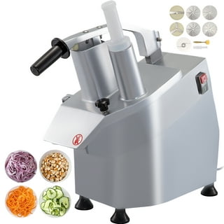 Fetcoi, Electric Rotary Food Chopper Grater Vegetable Processor Slicer with  4 Stainless Steel Blades