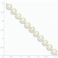 thumbnail image 3 of 14K Yellow Gold Gold 8-9mm White Near Round FW Cultured Pearl Bracelet, 3 of 6