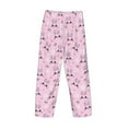 thumbnail image 5 of Goofa Rabbit Face Printed Soft Pajama Pants for Men, Wide Leg Comfy Casual Lounge Yoga Pants-Small, 5 of 9