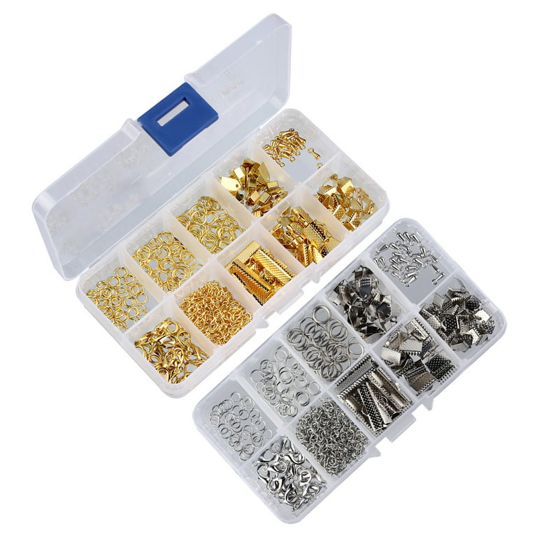 YIJU Jewelry Making Accessory Kit Jewelry Findings Necklace Repair Kit for Jewelry Making Repair DIY Craft Supplies, Women's, Size: 5MM-20MM, Gold