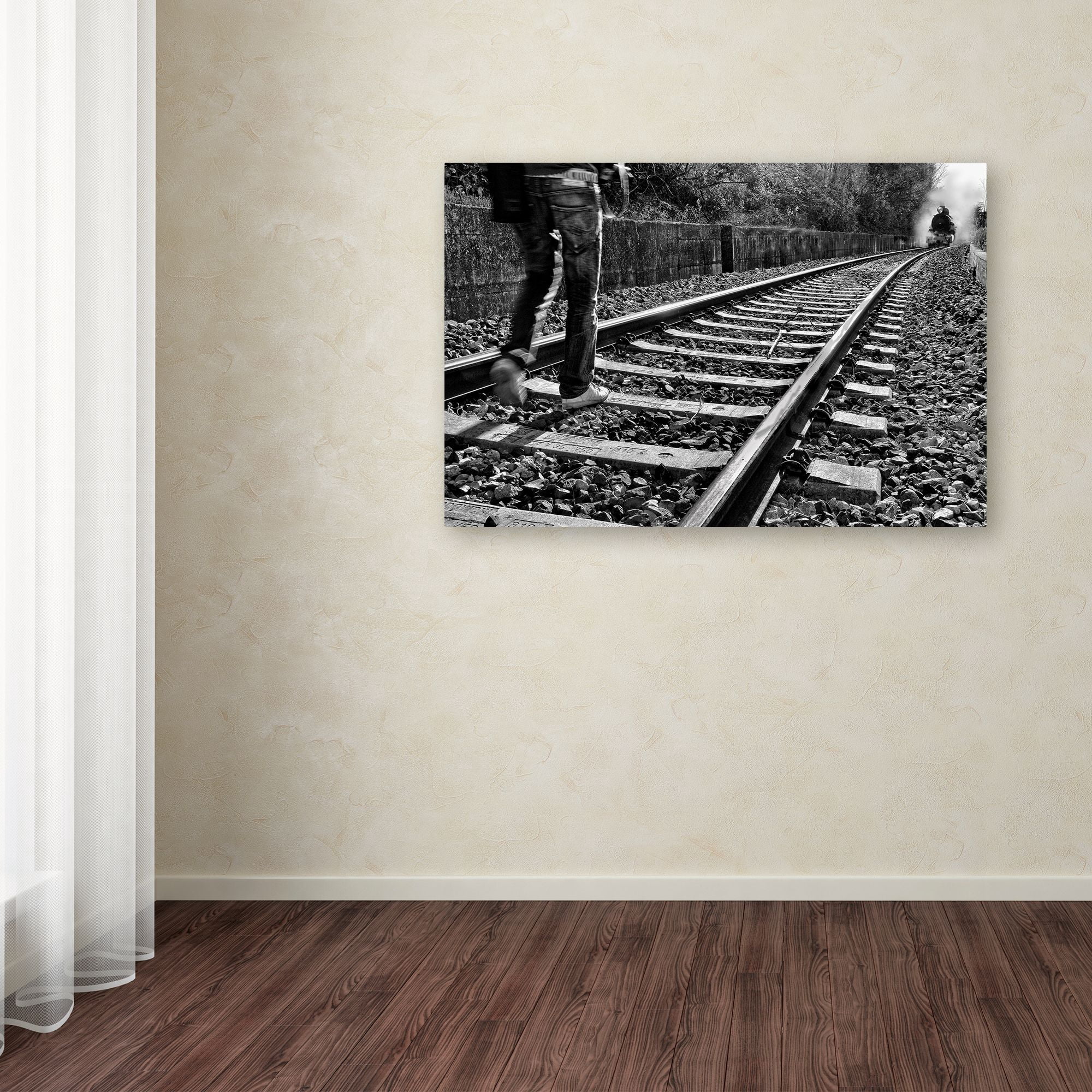 Trademark Fine Art 'Life Is Short' Canvas Art by Andrea Auf Dem