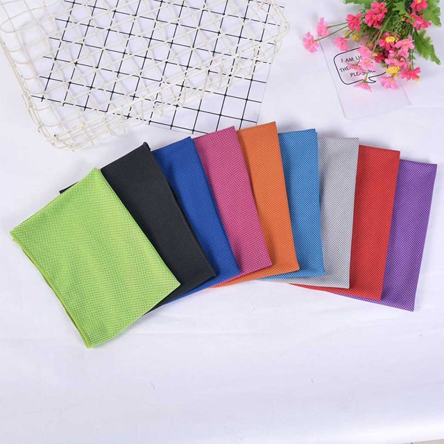 Serviettes Rafraîchissantes Absorption de la Sueur Gym Activités Extérieures Serviette de Douche Fraîche pour Course Natation Jogging Fournitures de Vacances Vert