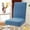 Blue, variant on HongHeng Jacquard Chair Covers for Dining Room 1 Pack, Waffle Pattern Stretch Dining Chair Cover, Washable Spandex Kitchen Parsons Chair Slipcovers, Chair Covers for Home or Party