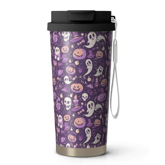 Special To Halloween, 18oz Double Drinking Coffee Mug – Vacuum Insulated Stainless Steel Travel Cup with Leakproof Lid, 316 Steel Thermos Tumbler for Hot & Cold Beverages